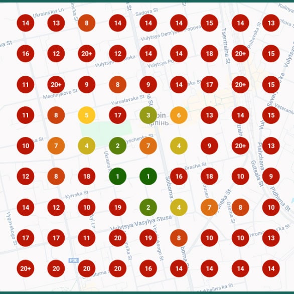 Аудит позицій бізнесу на Google Катрах